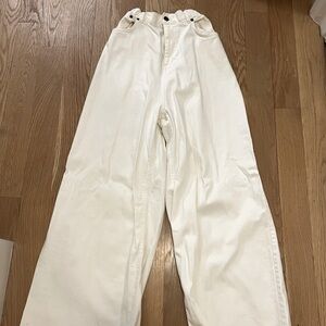 The Frankie Shop white denim size small (26/27)